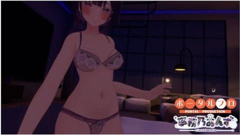 メタバースで事務乃あんずさんの動画素材を撮影します