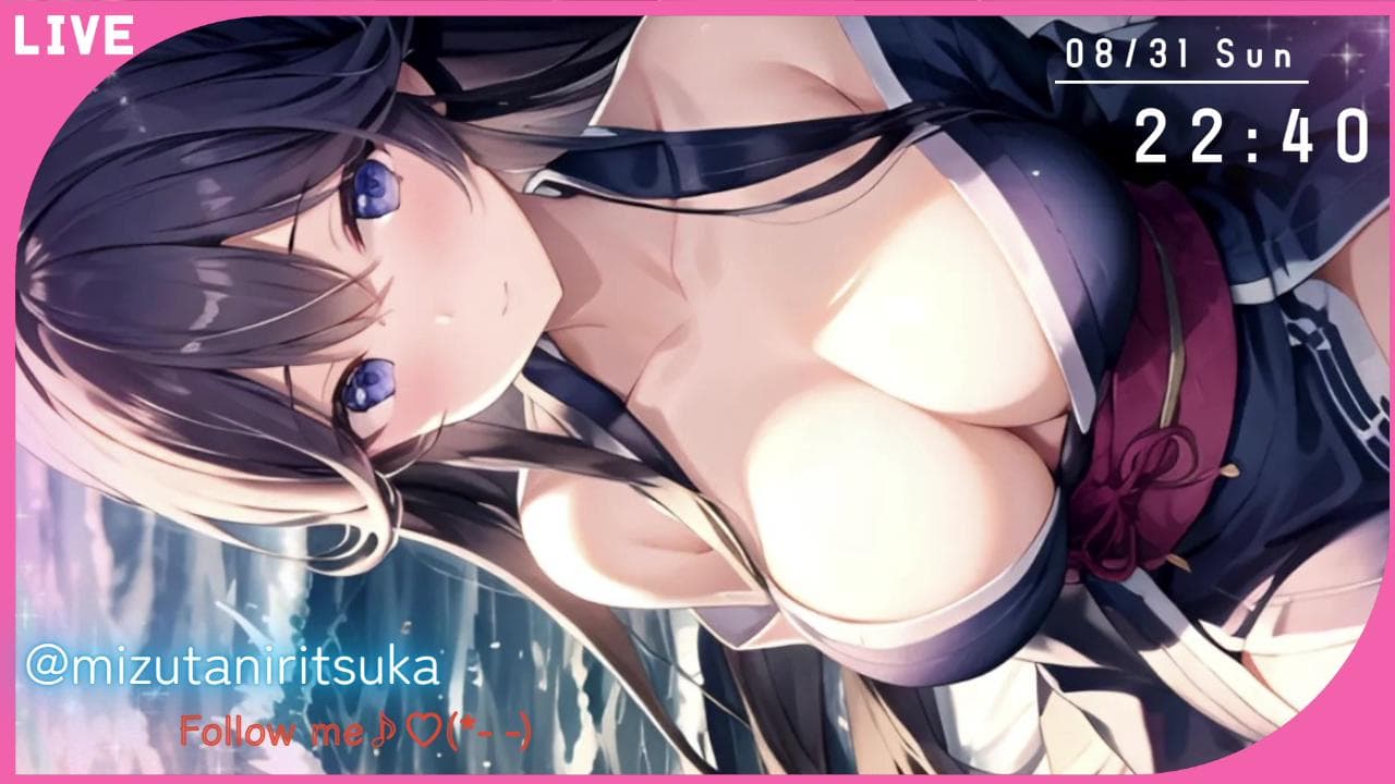 【射精カウントダウン/『バイノーラル』配信🗿✨】控えめな性格の女の子と夏の終わりにエッチな思い出をっ…🌊💕【少しだけ早いwithny2周年配信✨】